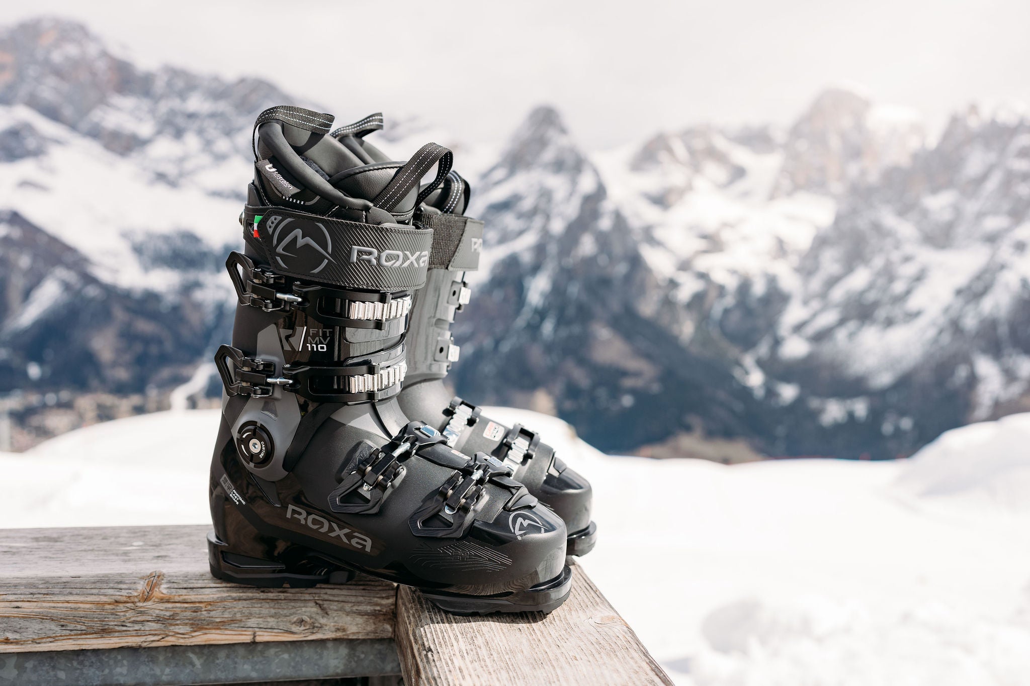 Botas de Ski Roxa - RFIT MV 110