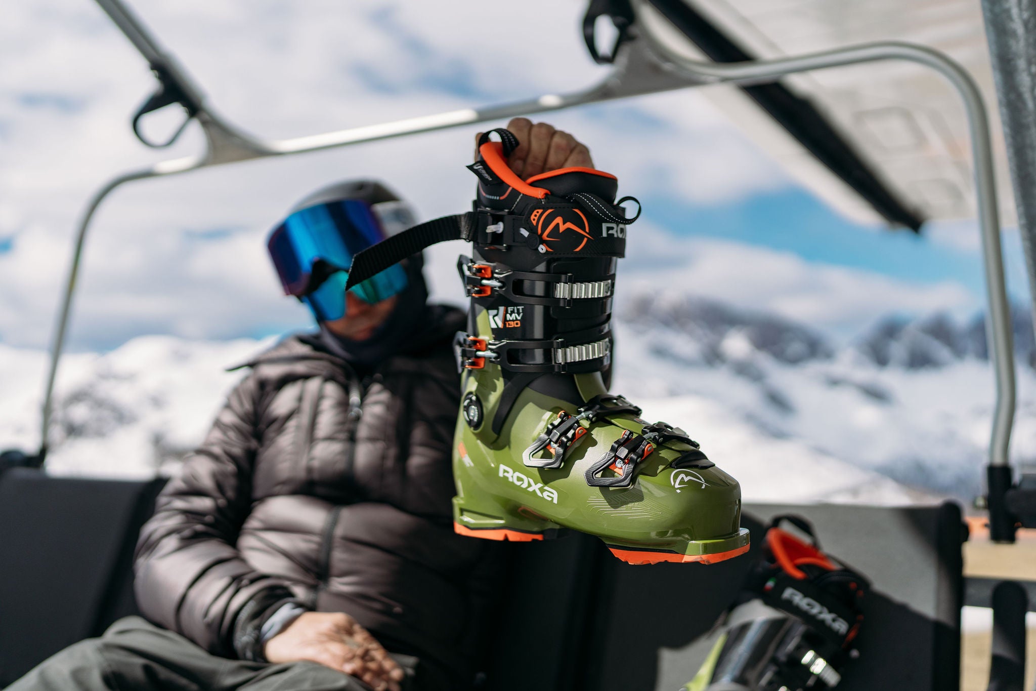 Botas de Ski Roxa - R-Fit MV 120