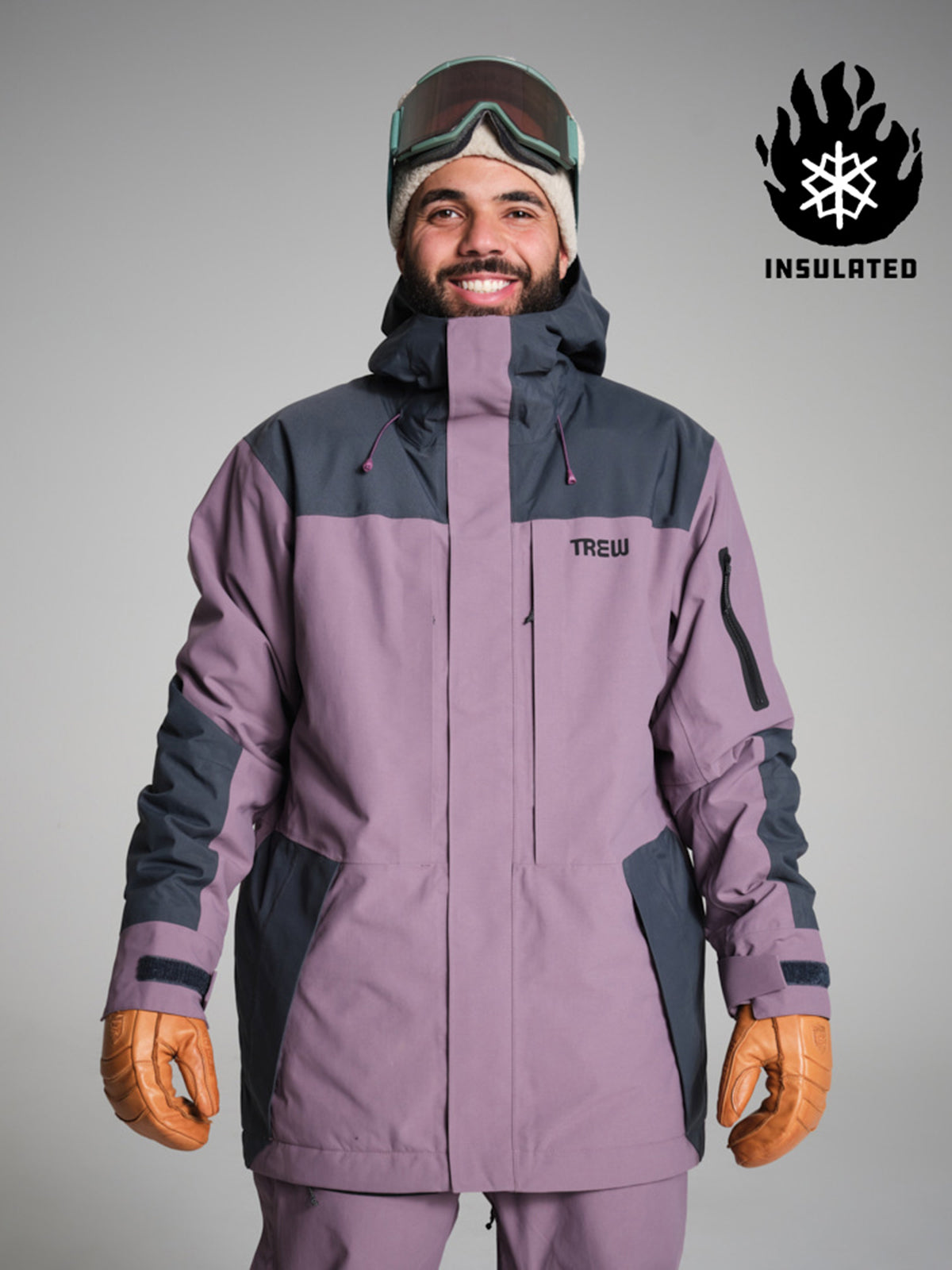 Campera Trew Gear - Tatoosh black plum 2L 20K/20K
