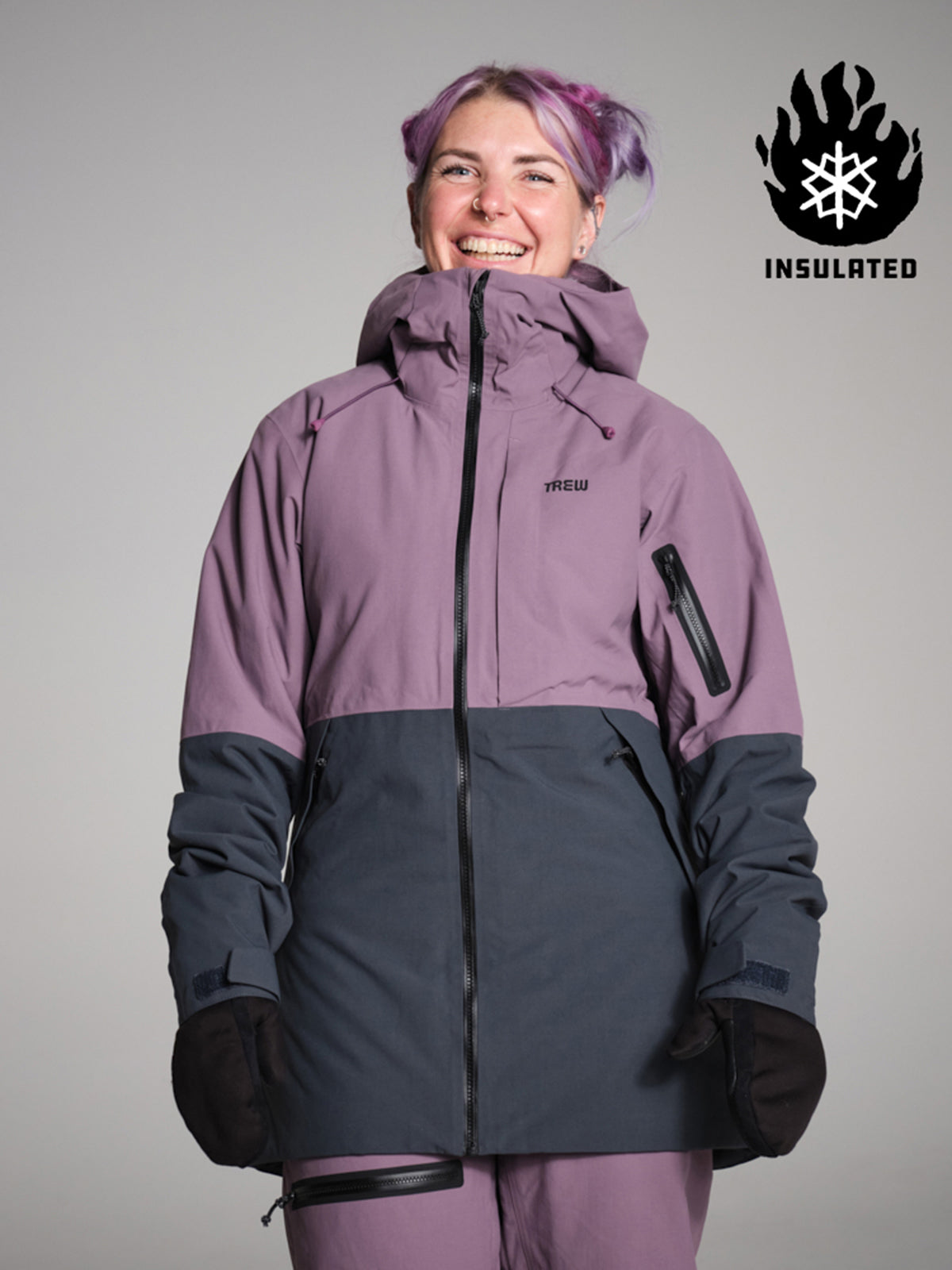 Campera Trew Gear - Trillium black plum 2L 20K/20K
